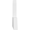 Ekena Millwork Portland Architectural Grade PVC Gable Bracket, 48"W x 16"H x 2"D x 6"F, 8/12 Pitch GBP048X16X0206POR00 - alternate 2